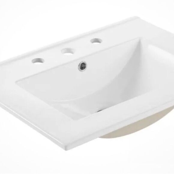 Modway EEI-3766-WHI Cayman 24"‎ Bathroom Sink White - Picture 1 of 4